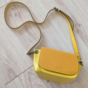 Yellow crossbody bag